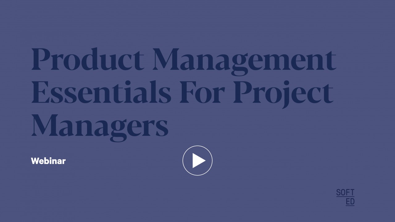 Product Management | Project Management | Webinar | SoftEd
